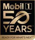 Mobil 50 year Logo